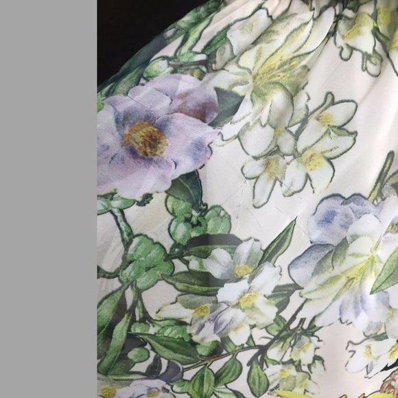 BETSEY JOHNSON Floral Garden Dress Blouson Ruffle - Picture 12 of 13